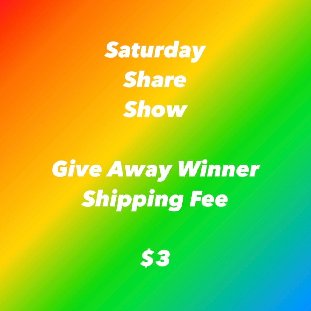 Shipping label for giveaway winners
